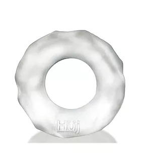 Hunky Junk Fractal Cockring - Clear Ice