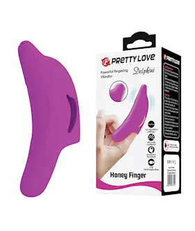 Pretty Love Delphini Dolphin Honey Finger Vibe  Fuchsia