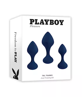 Playboy Pleasure Tail Trainer Anal Training Kit  Navy