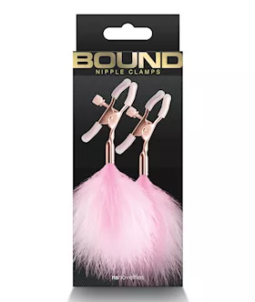 Bound F1 Nipple Clamps  Pink