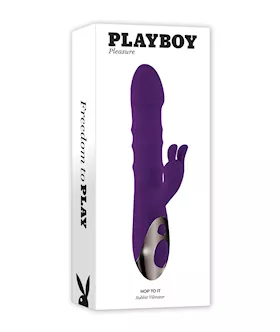 Playboy Pleasure Hop To It Rabbit Vibrator  Acai