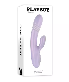 Playboy Pleasure Bumping Bunny Rabbit Vibrator  Opal