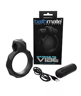 Bathmate Maximus Vibe 55 Cock Ring - Black