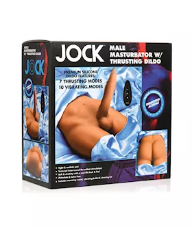 Curve Toys Jock Male Masturbator W/thrusting Dildo