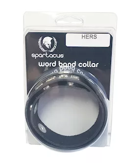 Spartacus HERS Leather Collar  Black