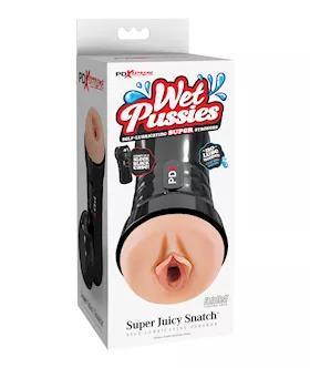 Pdx Extreme Wet Pussies Super Juicy Snatch Stroker - Light