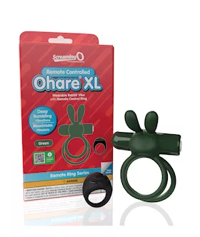 Screaming O Ohare Remote Controlled Vibrating Ring  XL Green