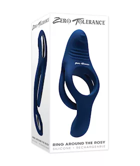 Zero Tolerance Ring Around The Rosy Cock & Ball Vibrator - Blue