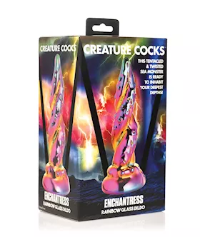 Creature Cocks Enchantress Rainbow Glass Dildo