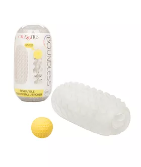 Boundless Reversible Squishy Ball Stroker - Yellow