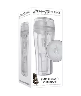 Zero Tolerance The Clear Choice Masturbator - Clear