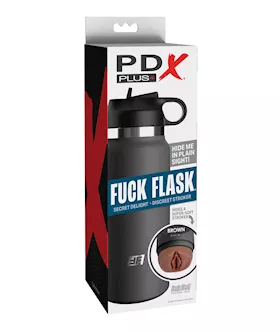 Pdx Plus Fuck Flask Secret Delight Stroker - Brown/grey