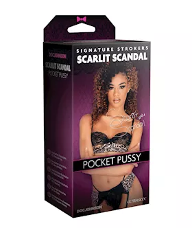 Signature Strokers Ultraskyn Pocket Pussy - Scarlit Scandal