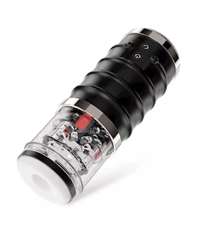 Warrior Auto Thrusting Male Masturbator - Black