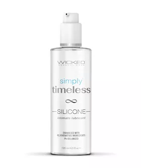 Wicked Sensual Care Simply Timeless Silicone Lubricant  4 oz