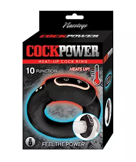 Cockpower Heat Up Cock Ring - Black