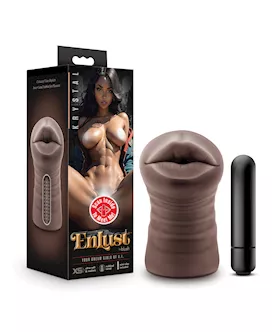 Blush EnLust Mouth Stroker wVibrating Bullet  Krystal