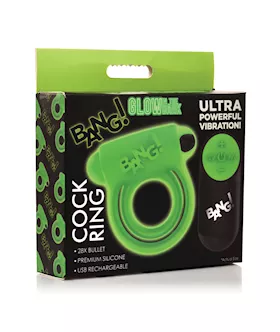Bang! Glow In The Dark 28x Remote Controlled Cock Ring