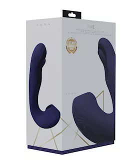 Shots Vive Yuna Dual Action Airwave Vibrator amp GSpot Stimulator  Purple