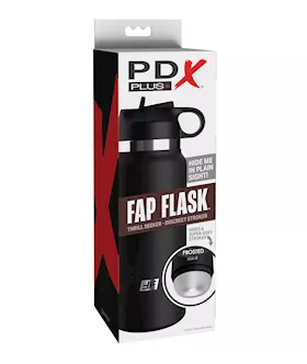 Pdx Plus Fap Flask Thrill Seeker Stroker - Frosted/black