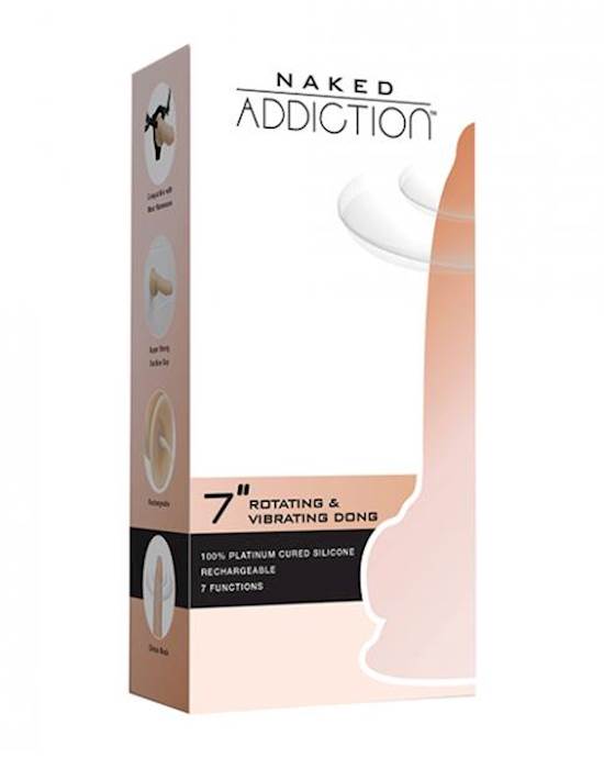 Naked Addiction Rotating & Vibrating Dong