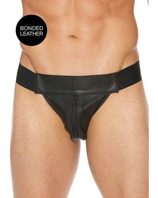 Plain Front Jock With Zip