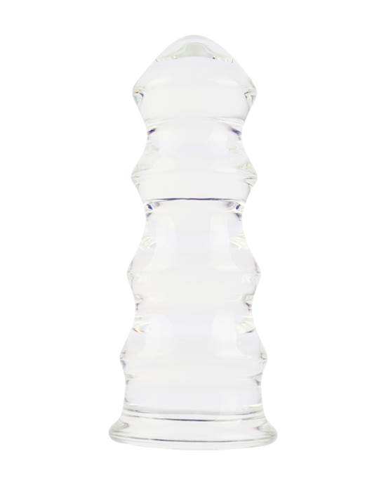 Lucent Xl Pagoda Glass Butt Plug