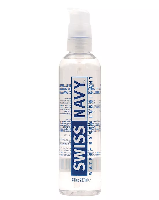 Swiss Navy Water Based Lube - 8 Oz