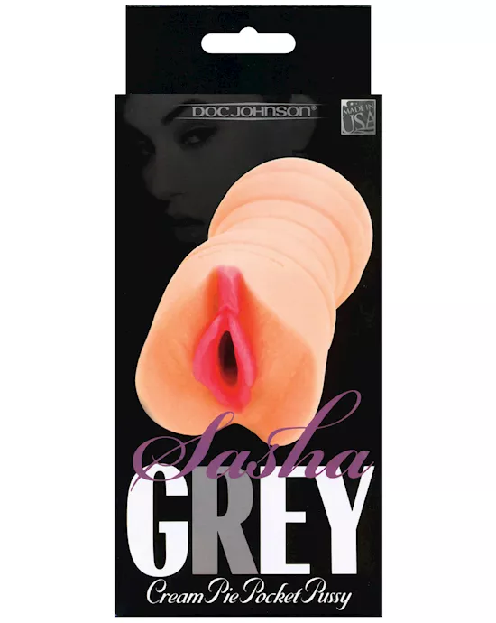 Sasha Grey Ultraskyn Cream Pie Pocket Pussy