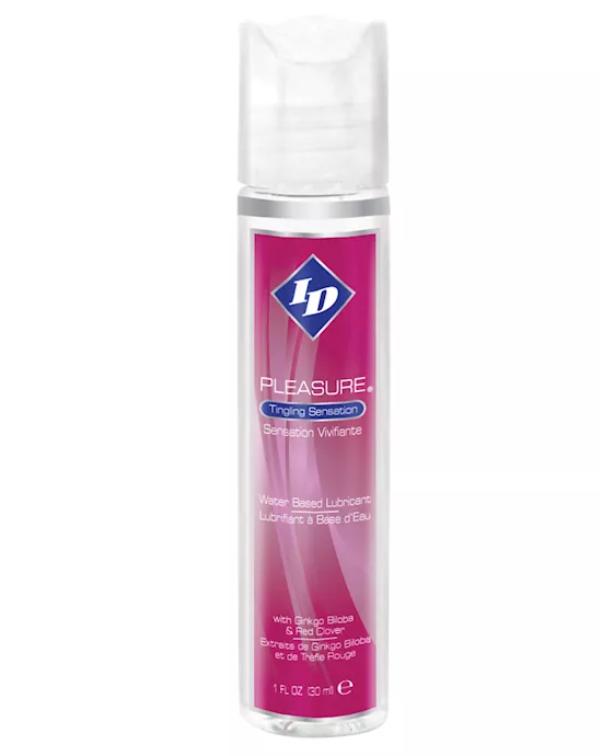 Id Pleasure Waterbased Tingling Lubricant - 1 Oz Pocket Bottle
