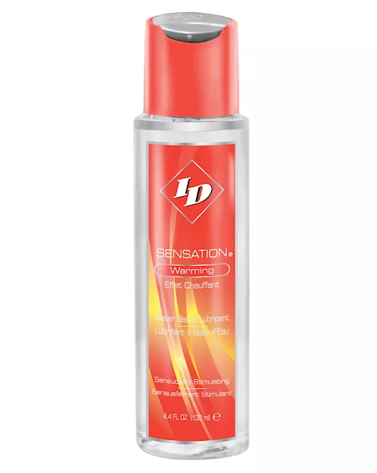 ID Sensation Waterbased Warming Lubricant - 4.4 oz Flip Cap Bottle