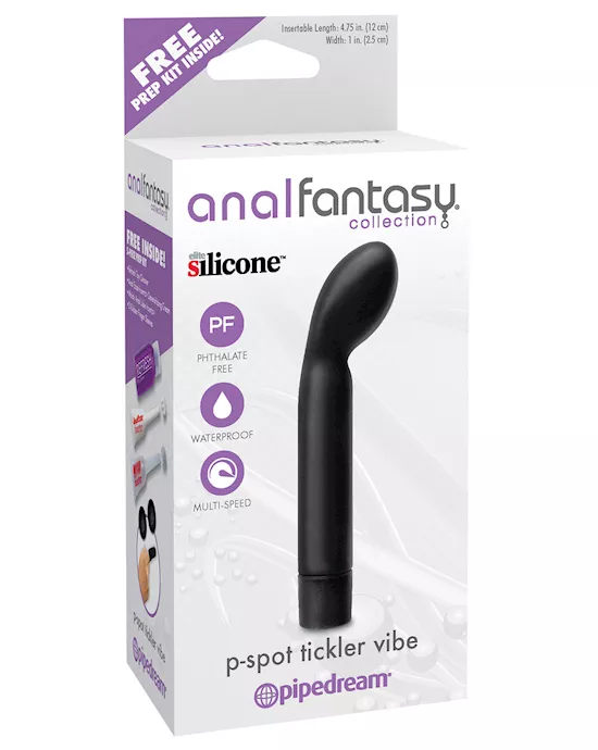 Anal Fantasy Collection P Spot Tickler Vibe - Black