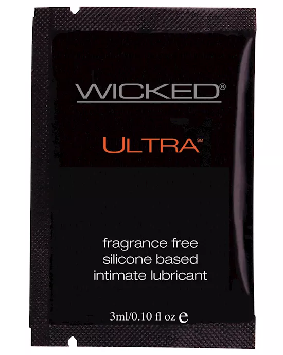 Wicked Sensual Care Ultra Silicone Based Lubricant - .1 oz Fragrance Free