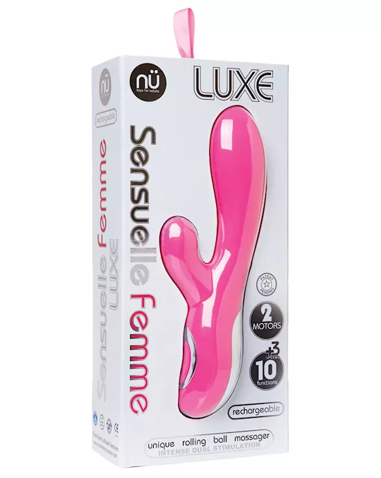 Nu Sensuelle Femme Luxe 10 Fun Rabbit Massager - Pink