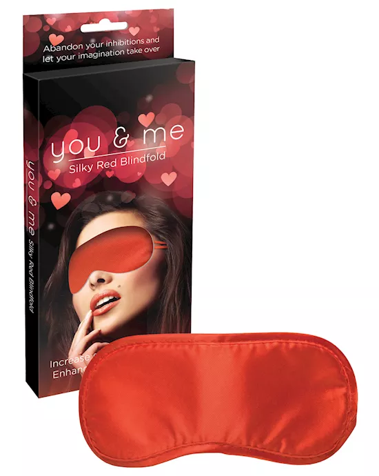 You & Me Silky Red Blindfold