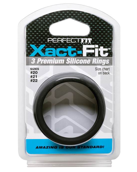 Perfect Fit Xact Fit 3 Ring Kit LXL  Black