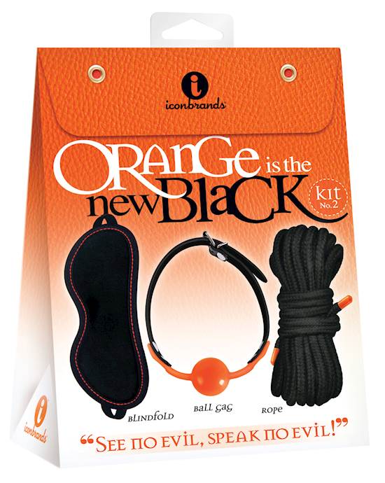 The 9039s Orange is the New Black Kit 2  See No Evil Speak No Evil