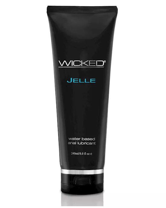 Wicked Sensual Care Jelle Water Based Anal Lubricant - 8 Oz Fragrance Free