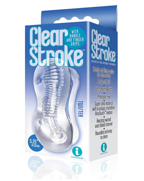 The 9039s Clear Stroke Twister Masturbator