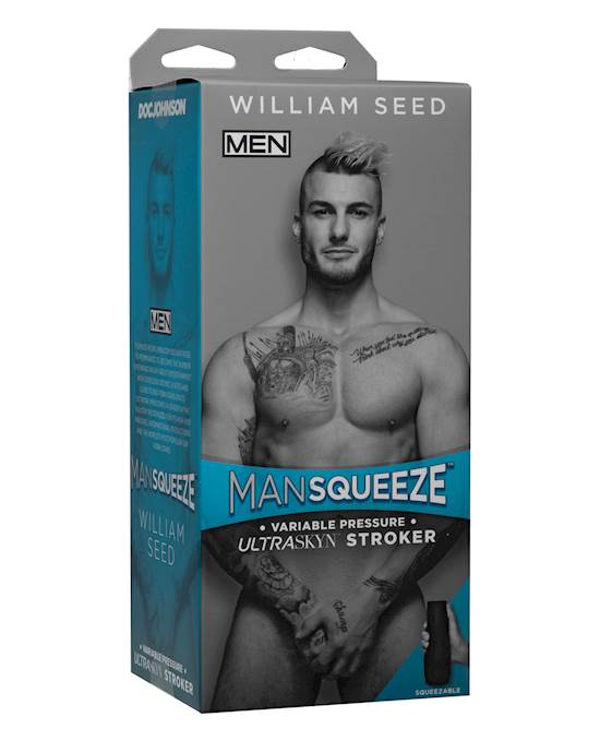 Man Squeeze ULTRASKYN Ass Stroker  William Seed