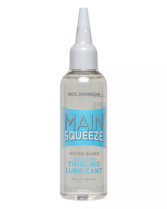 Main Squeeze Cooling/tingling Water-based Lubricant - 3.4 Oz