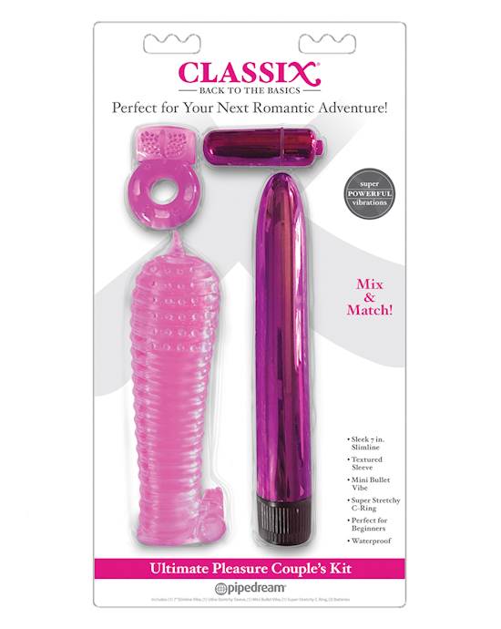 Classix Ultimate Pleasure Couples Kit  Pink