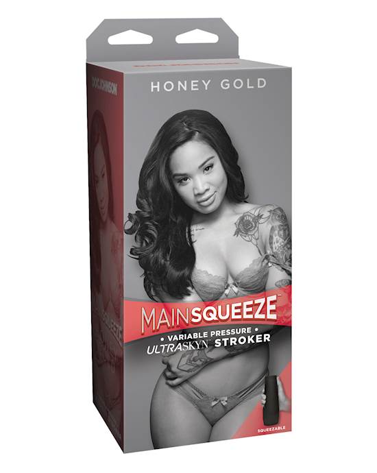 Main Squeeze Pussy Stroker  Honey Gold