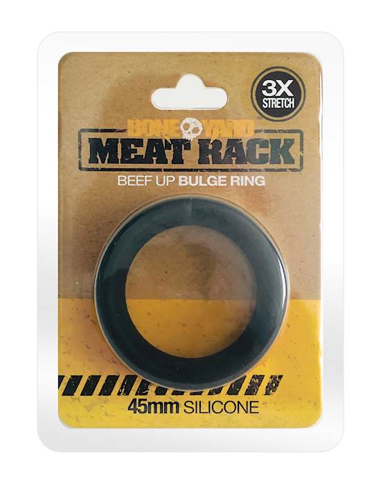 Boneyard Meat Rack Cock Ring  Black