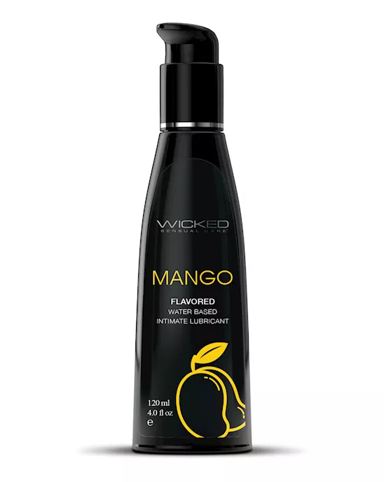 Wicked Sensual Care Water Based Lubricant - 4 Oz Mango