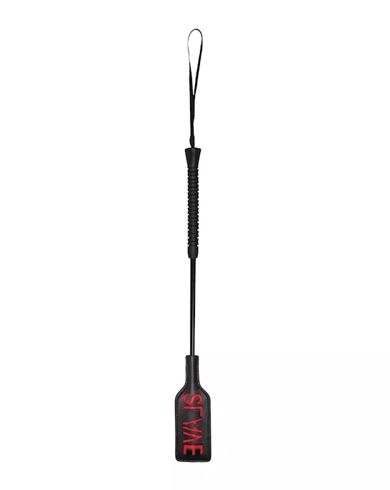 Shots Ouch Slave Crop Large - Black