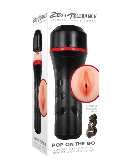 Zero Tolerance Pop On the Go Stroker  Light