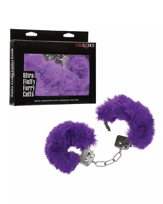 Ultra Fluffy Furry Cuffs - Purple