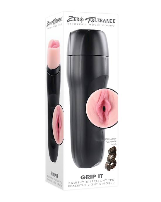 Zero Tolerance Grip It Vaginal Stroker  Light