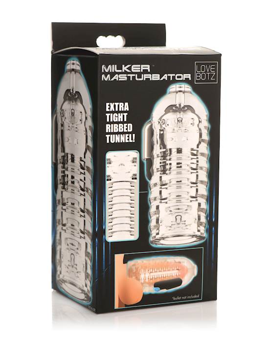 LoveBotz Milker Replacement Masturbator  Clear